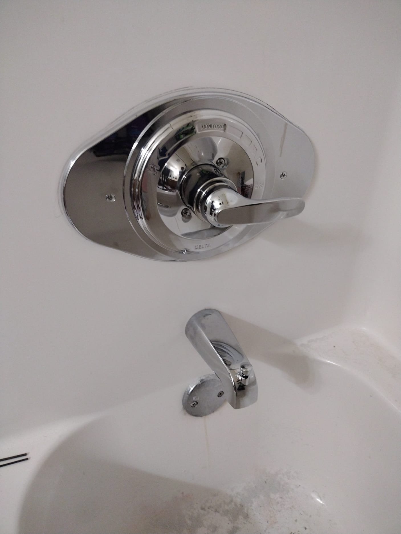 New Bathtub Faucet Installation