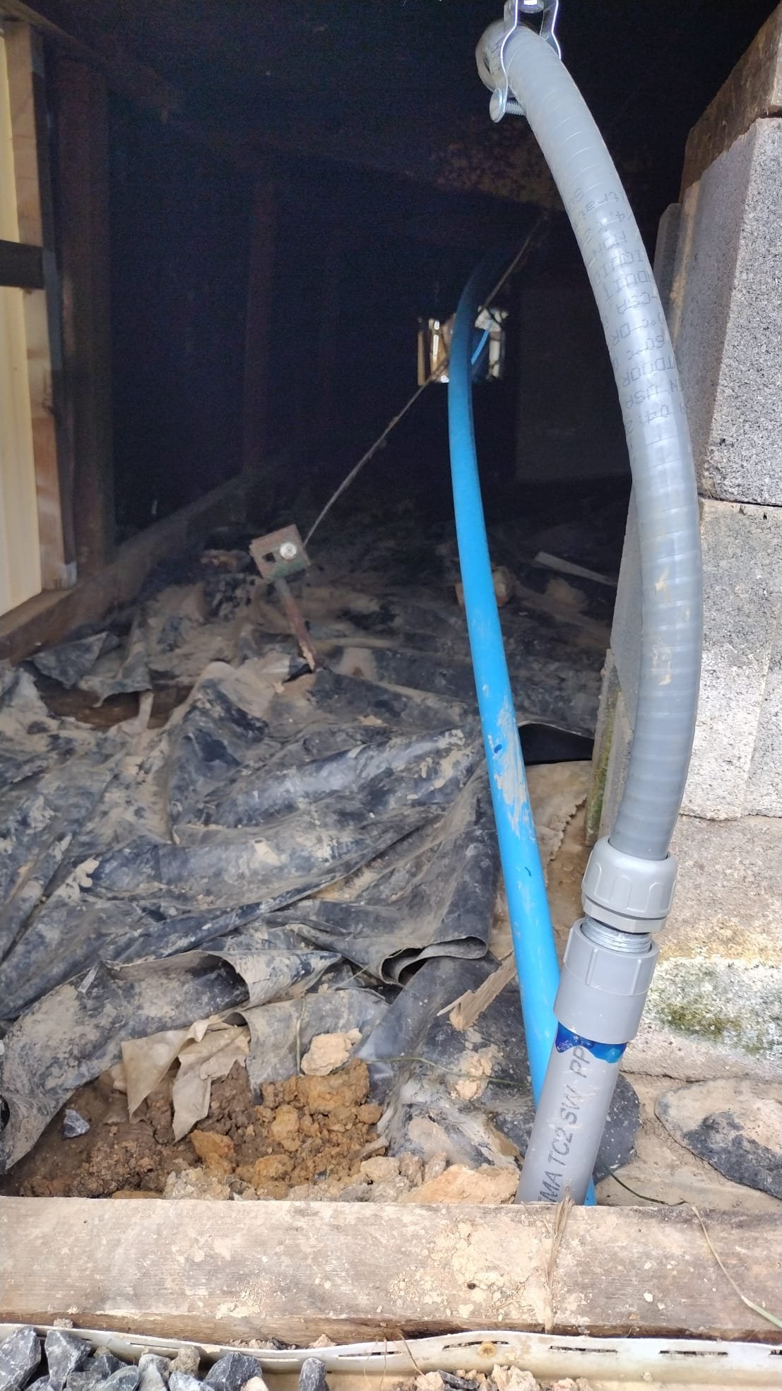 New PEX Installation in Crawl Space