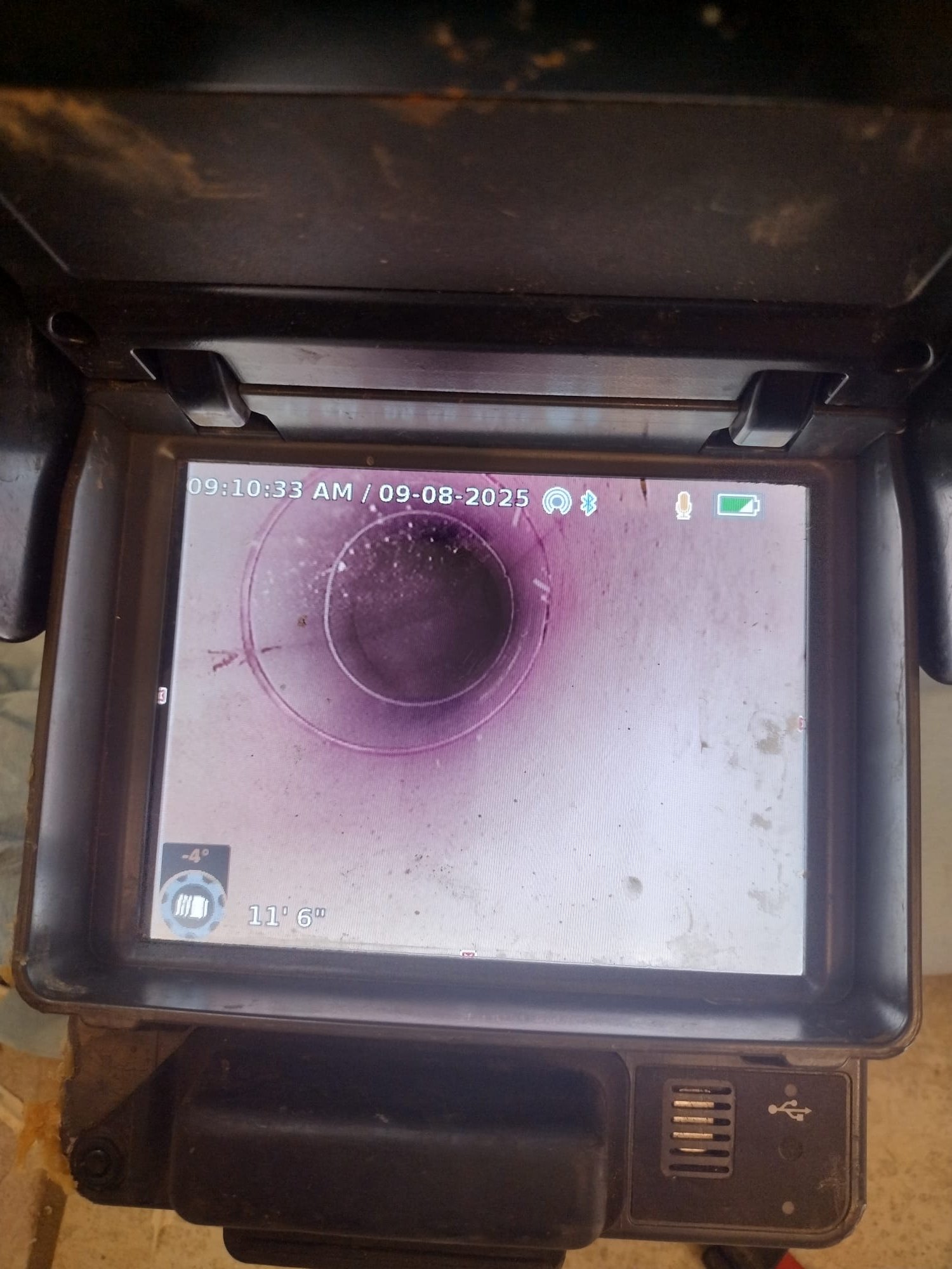 Camera Inspection After Cleaning