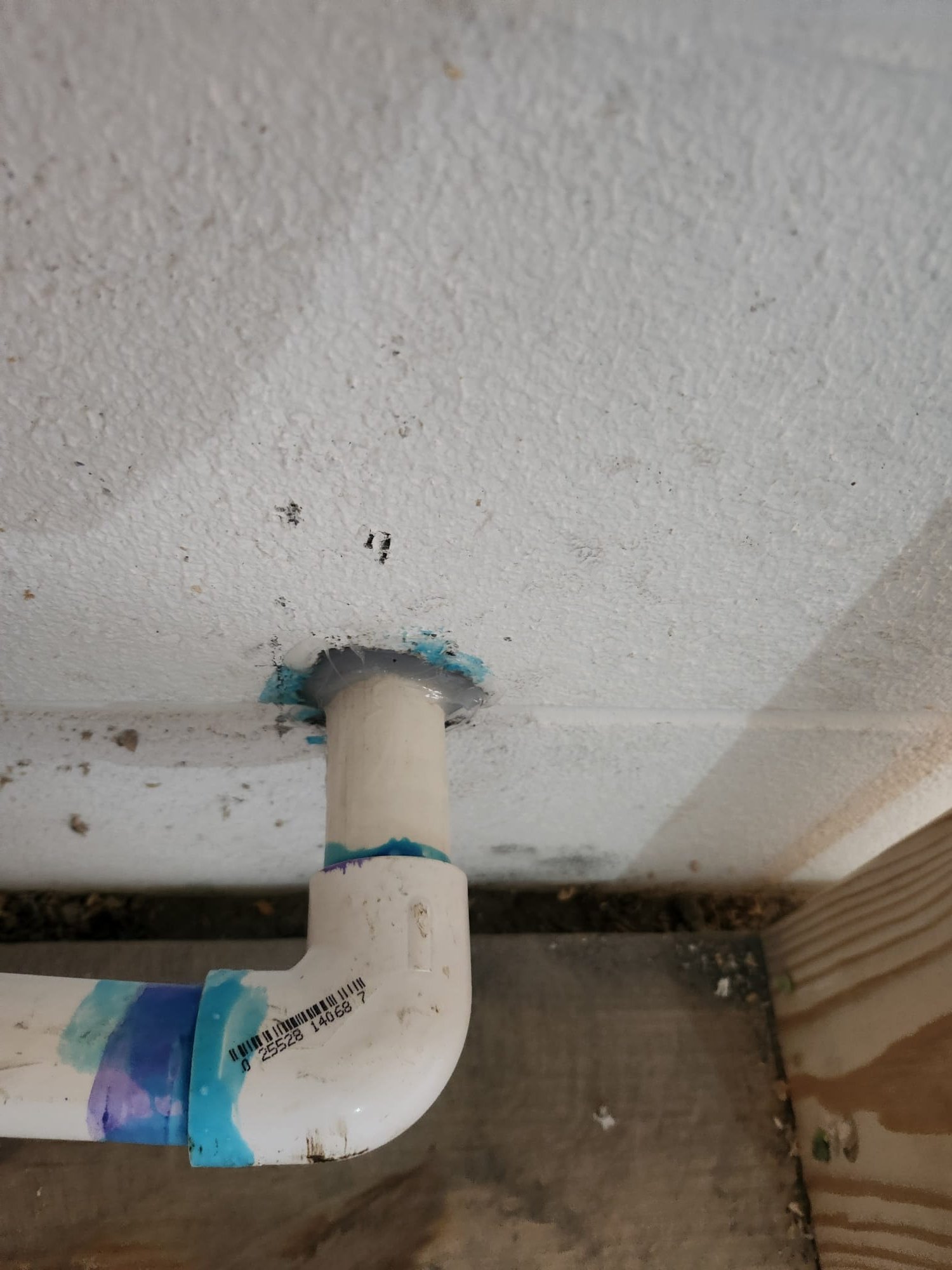 Properly Sealed PVC Connection