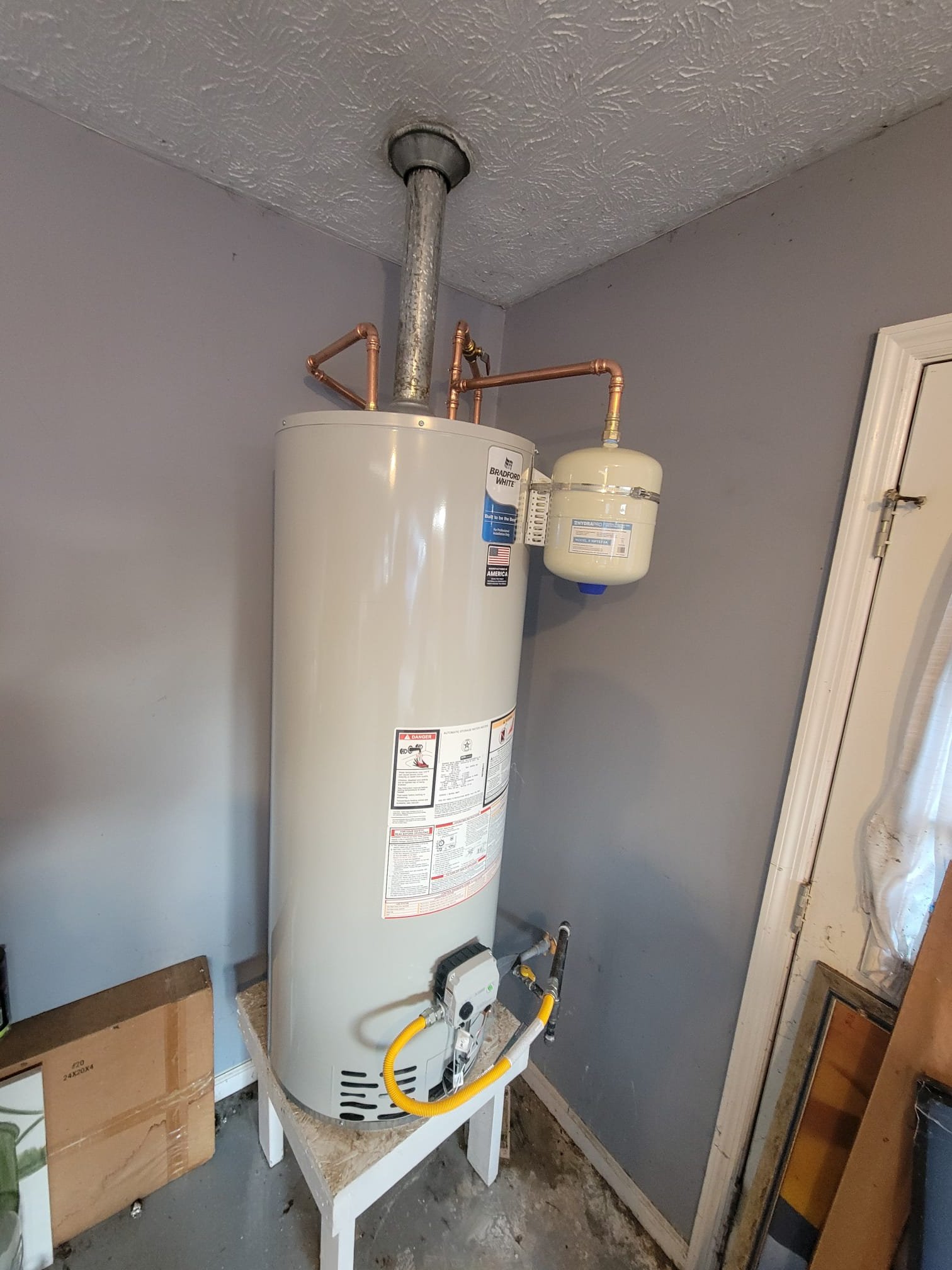 Completed Water Heater Installation