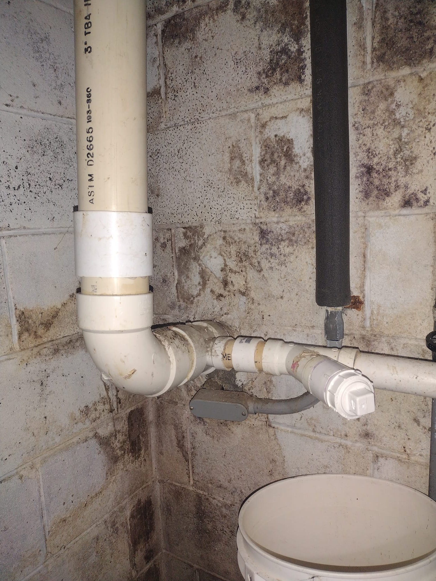 PVC pipes and fittings in good condition