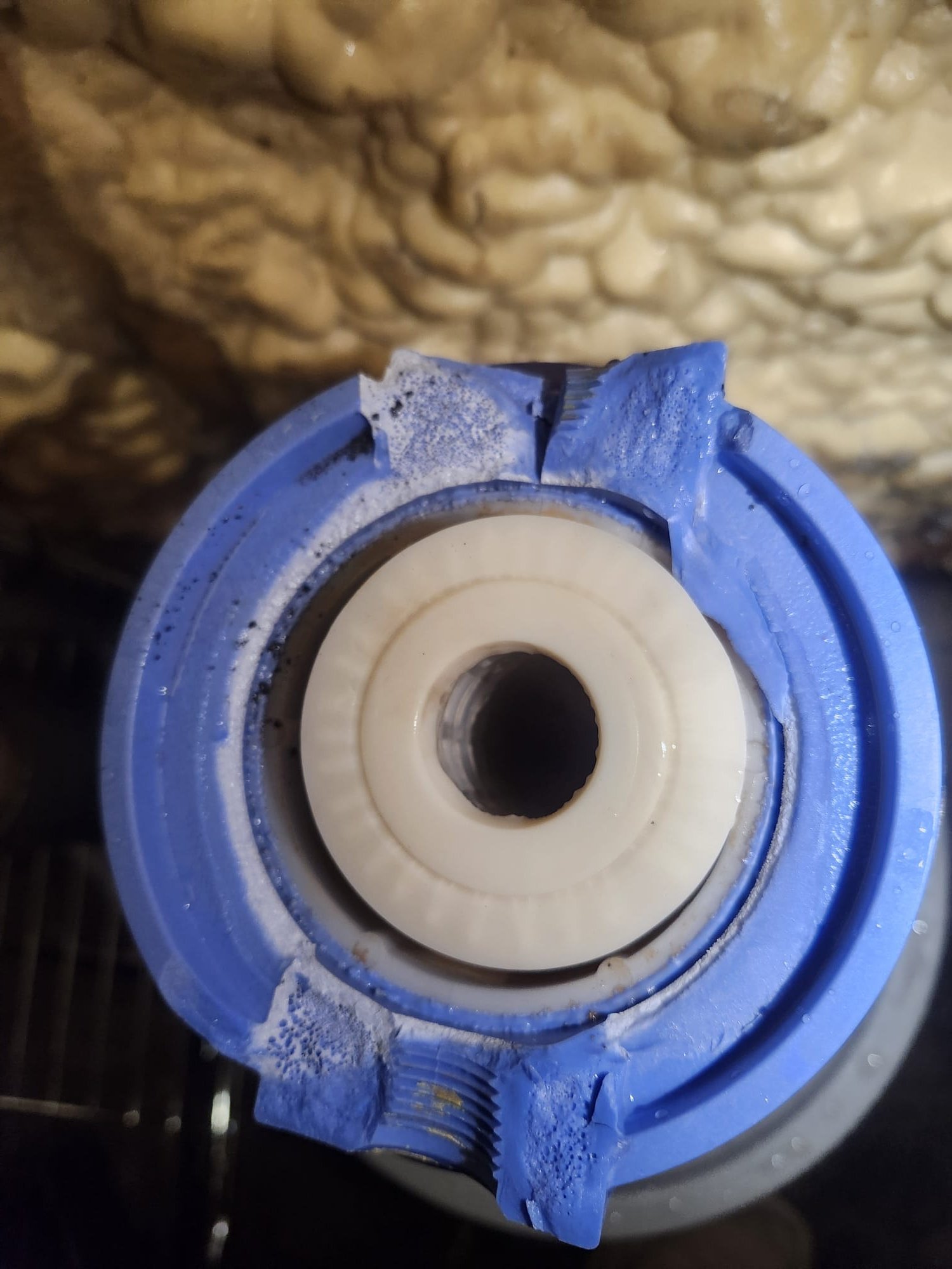 Damaged Filter Housing