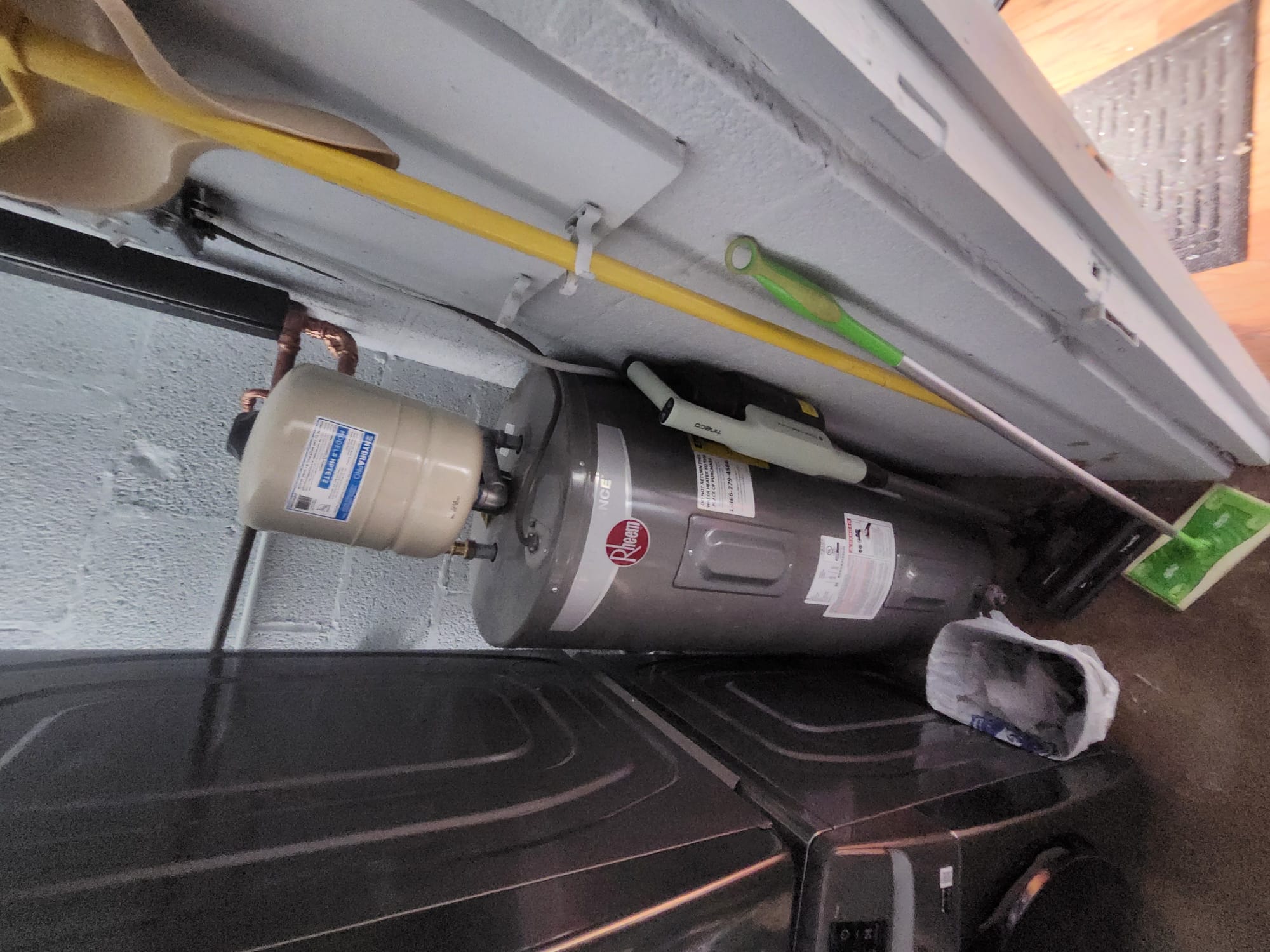 New Water Heater & Expansion Tank