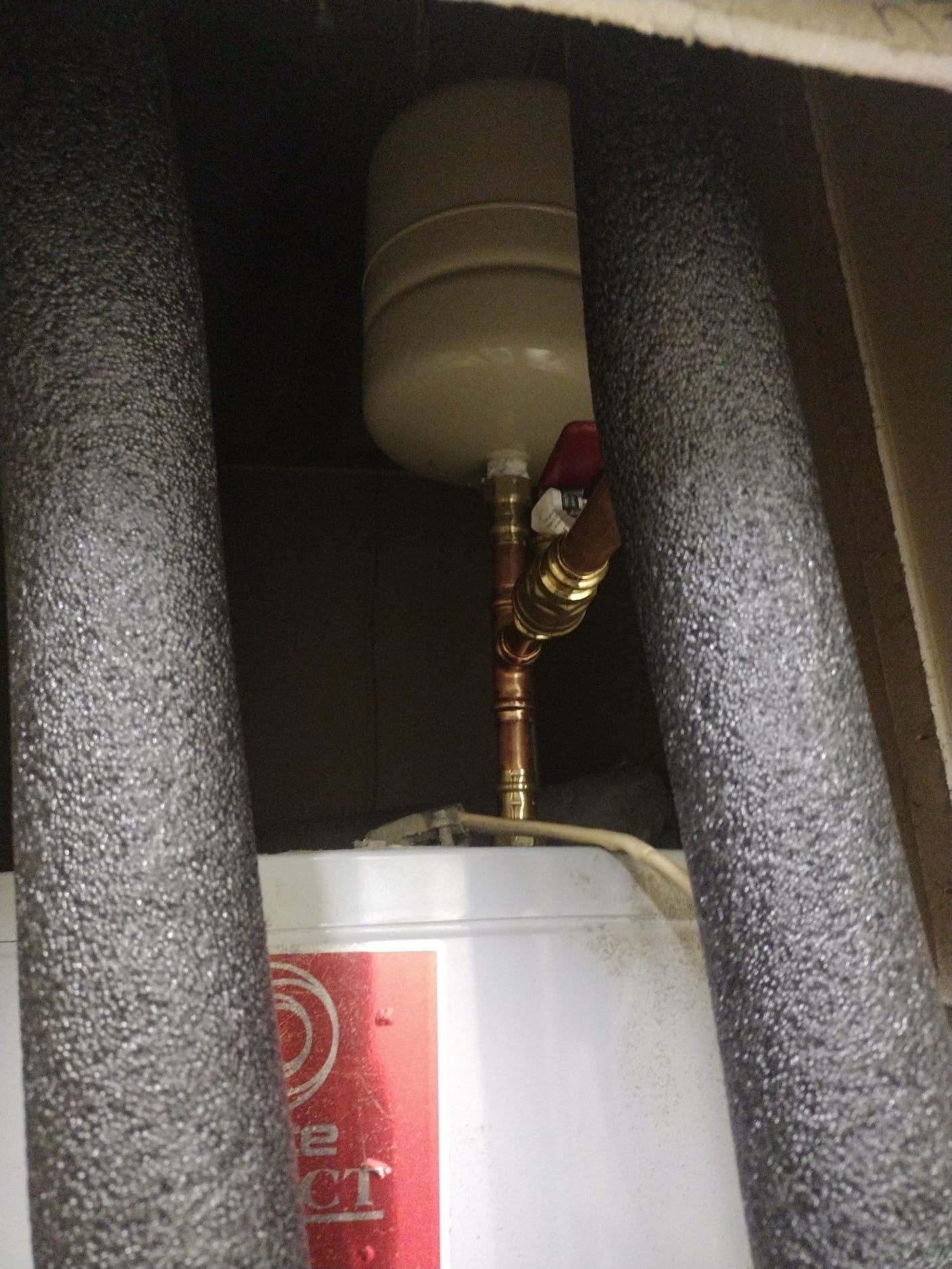 Expansion Tank & Copper Lines