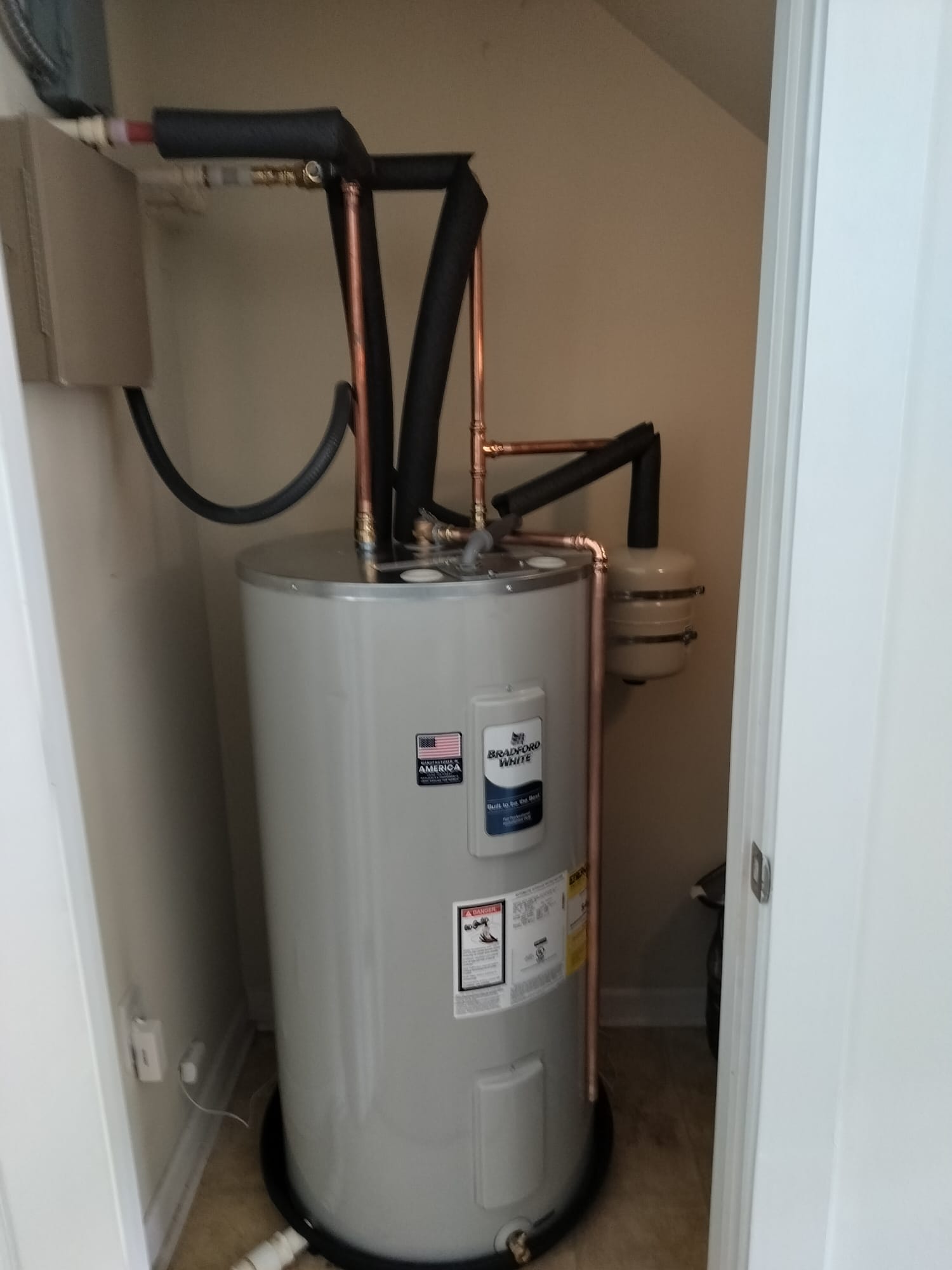 Fully Insulated Pipes on Fresh Installation