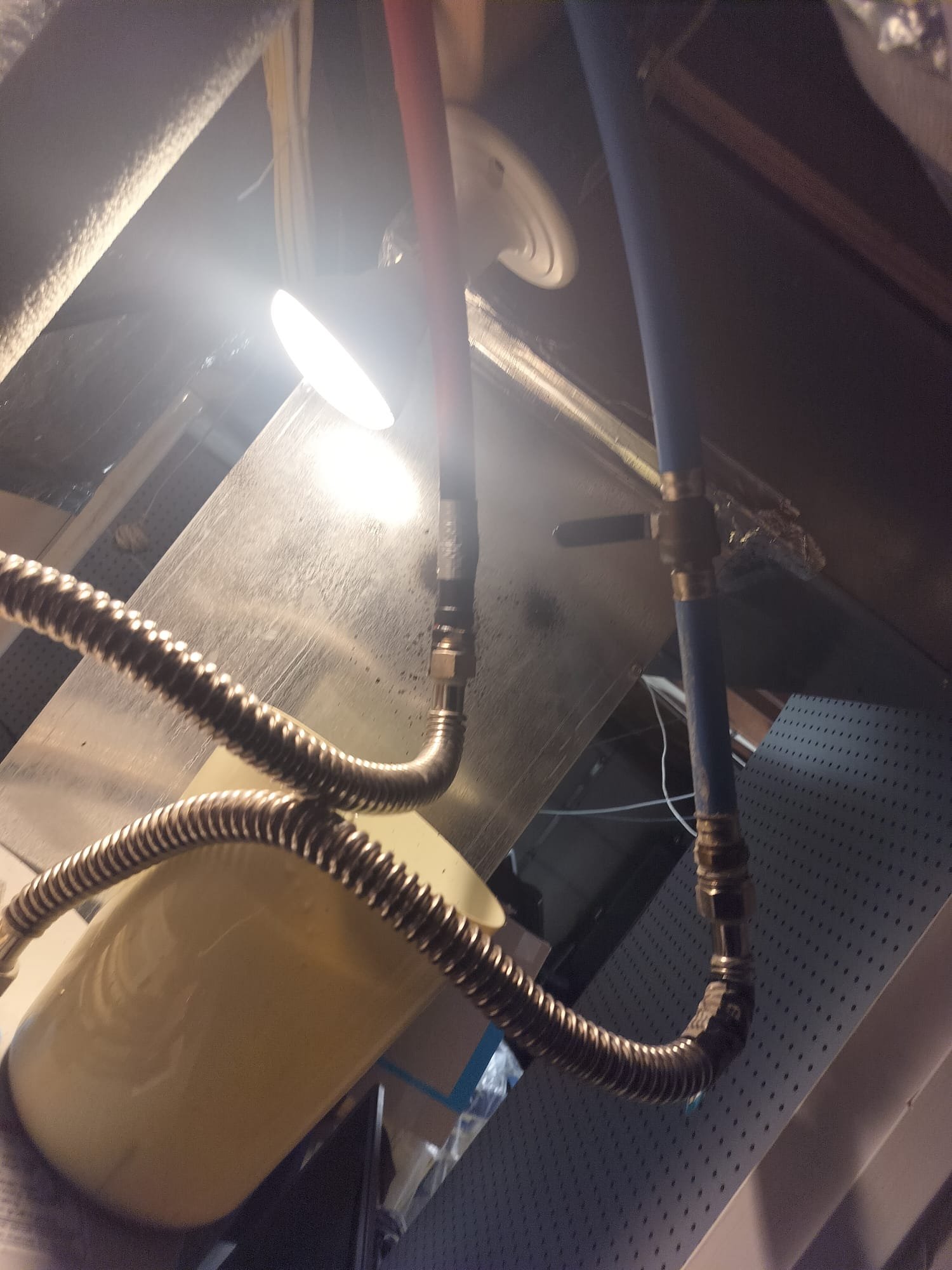 PEX connections after repair