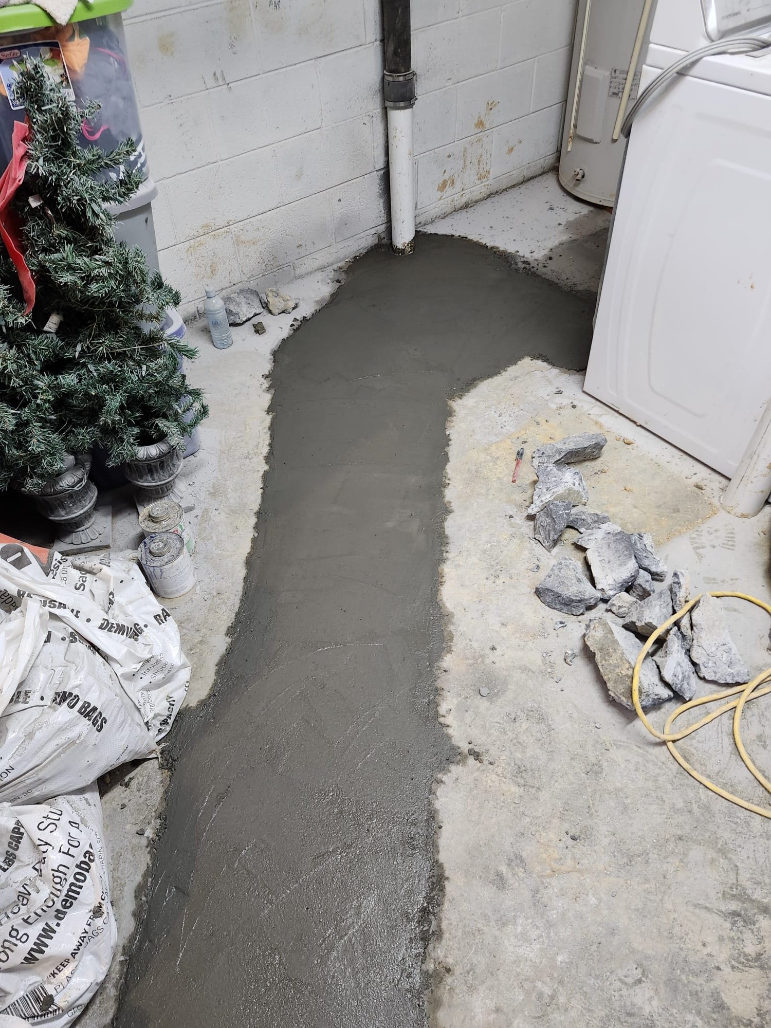 New concrete cures to restore structural integrity and aesthetics.